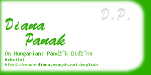 diana panak business card